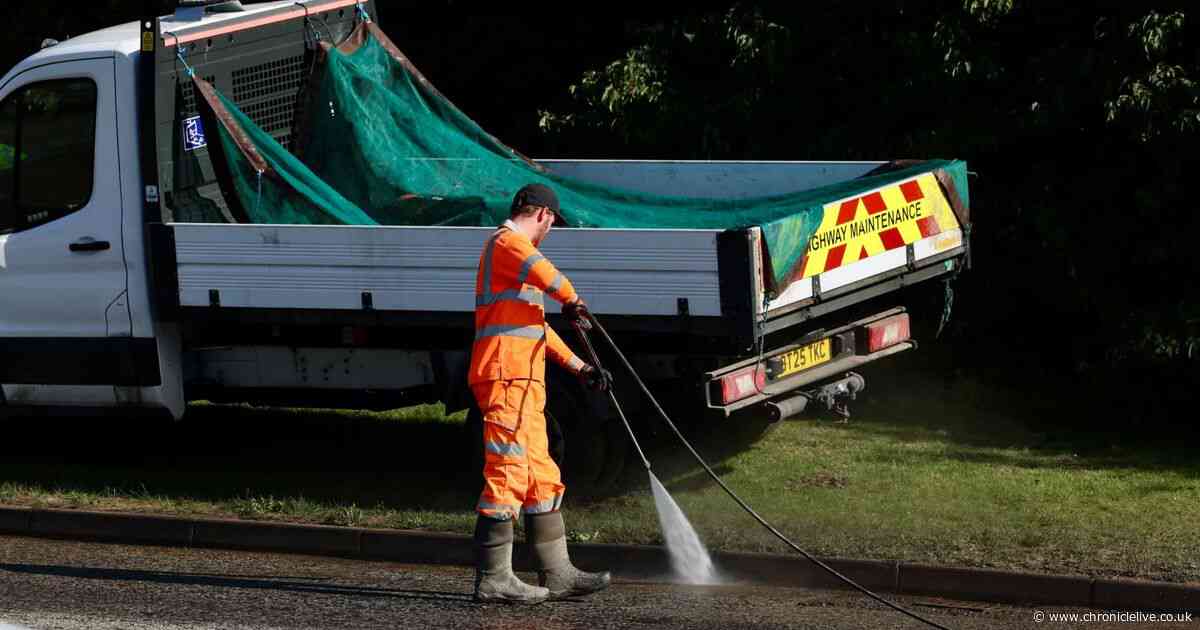 Photos of Gateshead flooding clean-up with 'incredibly difficult repair' to come