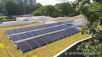 Nieuw schoolgebouw met Purple-Roof
