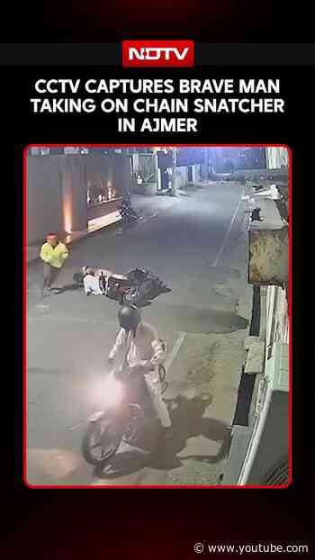 On Camera: Ajmer Man Foils Chain Snatching Attempt With Fake Gun