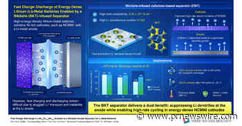 Hanbat University Researchers Develop a Separator to Improve Lithium-Metal Battery Performance