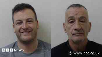 Father and son jailed for dragging 'terrified' police officer along road