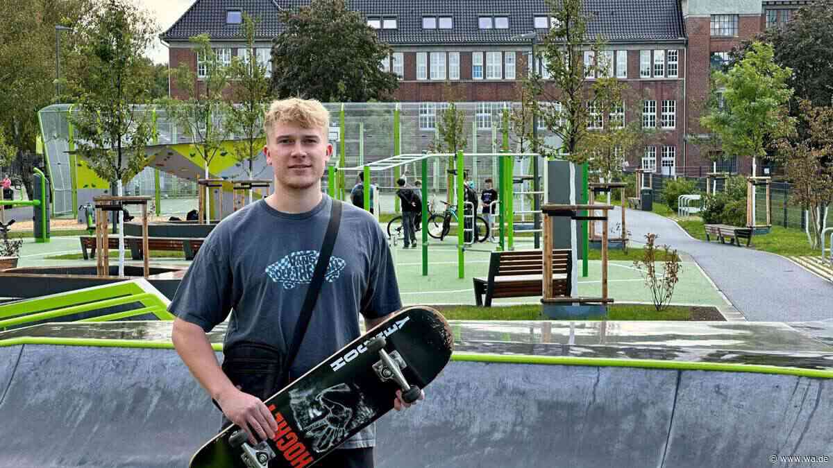 Mit 16 stellte er den Antrag – jetzt steht sein 4,8-Millionen-Skatepark