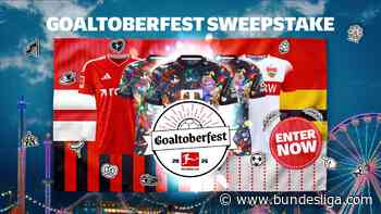Bundesliga shirts up for grabs in our Goaltoberfest competition!