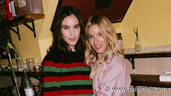 Sienna Miller sheds light on her sweet friendship with her ex Tom Sturridge's fiancée Alexa Chung and reveals 'very cool' daughter Marlowe, 14, raids both their wardrobes