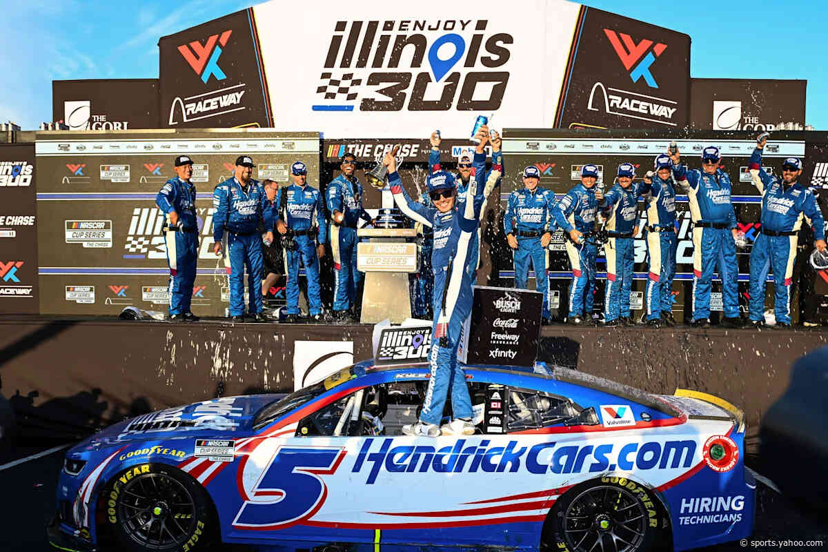 Kyle Larson surges to second in NASCAR postseason Chase heading to Bristol track he's dominated