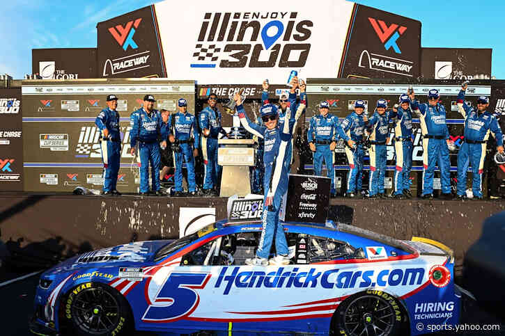 Kyle Larson surges to second in NASCAR postseason Chase heading to Bristol track he's dominated