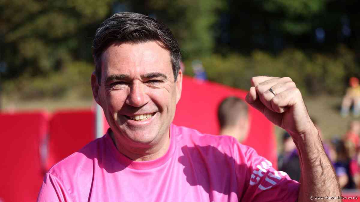 Andy Burnham makes 'clear commitment' to return for Great North Run next year