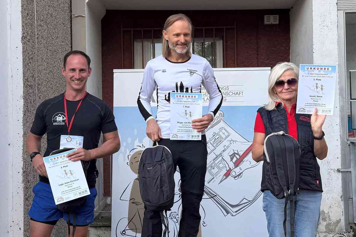 Luxemburger ist schnellster Läufer beim Treppenhauslauf in Plauen