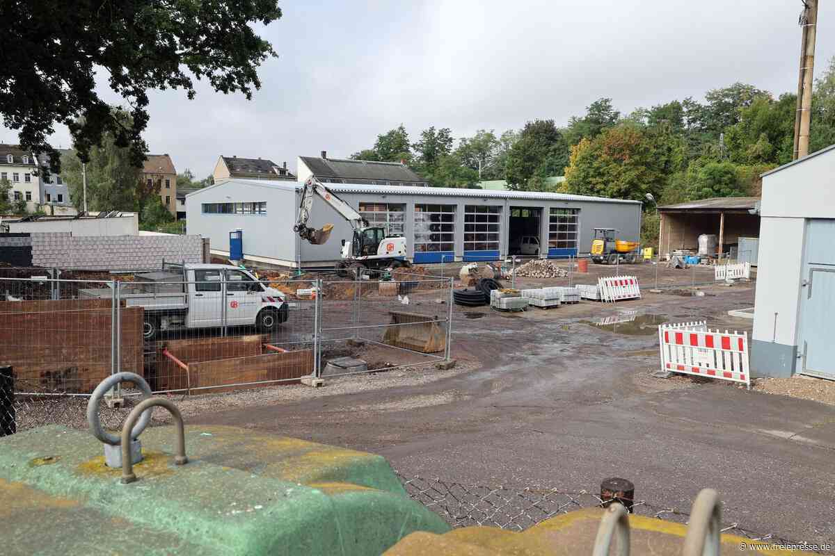 Neue Fahrzeughalle in Glauchau: Stadt bürgt für 2,5 Millionen-Kredit