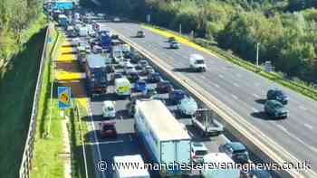 M6 crash LIVE updates as traffic stopped following incident near Wigan