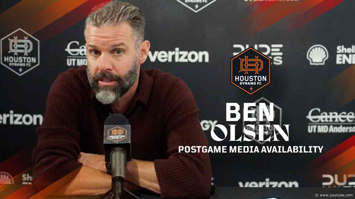 Head Coach Ben Olsen Postgame Media Availability Following Match vs. San Jose | Houston Dynamo FC