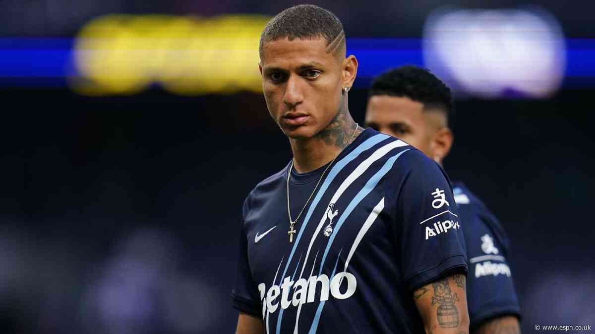 De Zerbi: Richarlison not in squad for L'pool cup clash