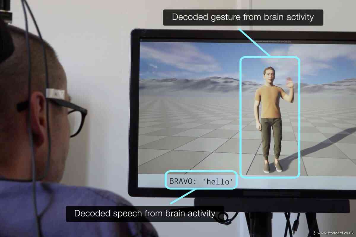 Device enables paralysed people to speak and move simultaneously using an avatar