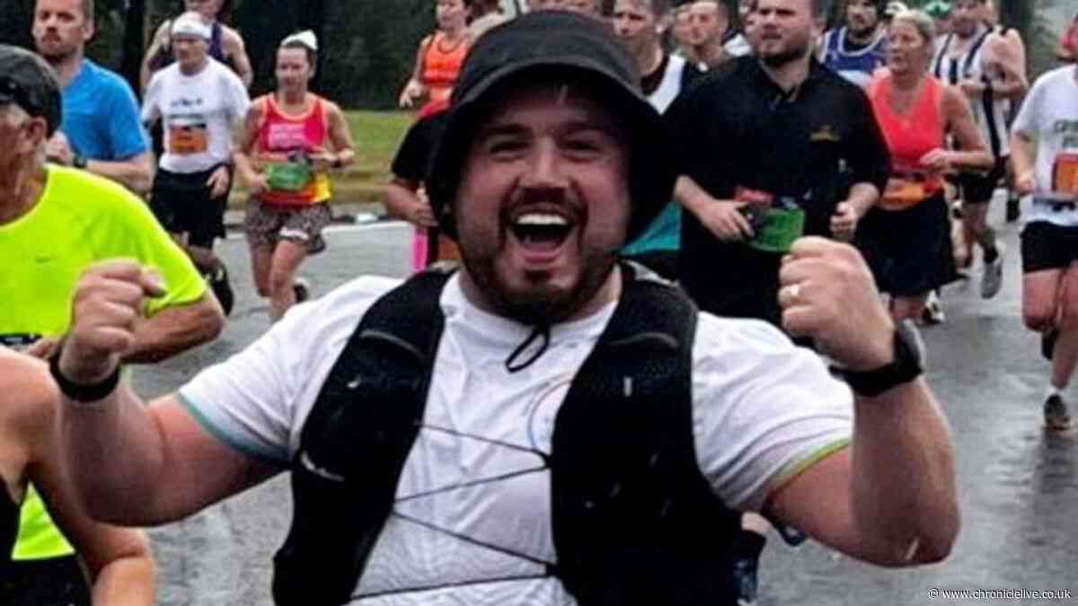 Northumberland engineer given horror diagnosis after realising 'something wasn't right' during Great North Run