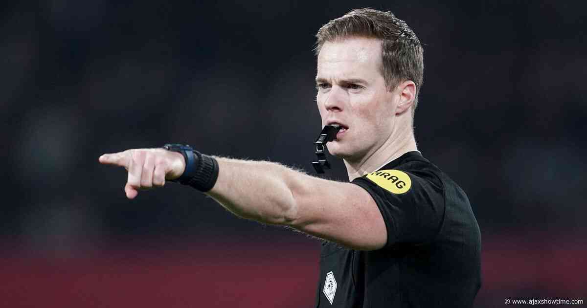 Rondom Ajax: KNVB maakt scheidsrechter Ajax - Excelsior bekend