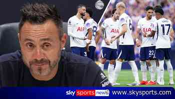 De Zerbi 'sorry' for lack of goals but confident Spurs can turn form around