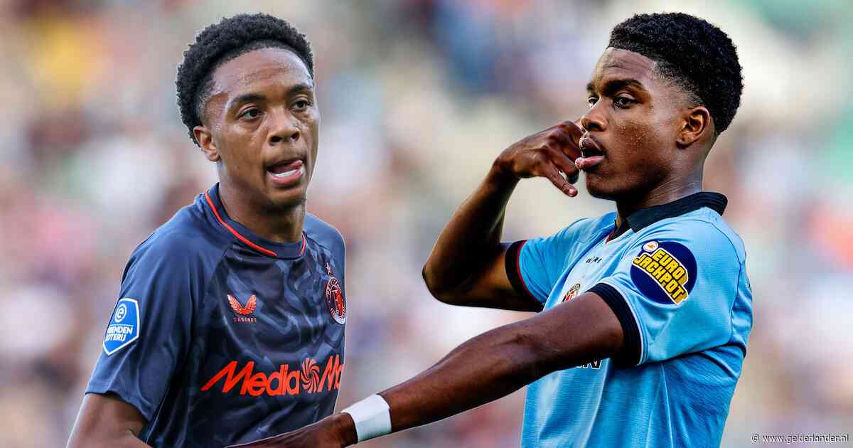 Feyenoord heeft met Jivayno Zinhagel en Jerayno Schaken goud in handen op de flanken