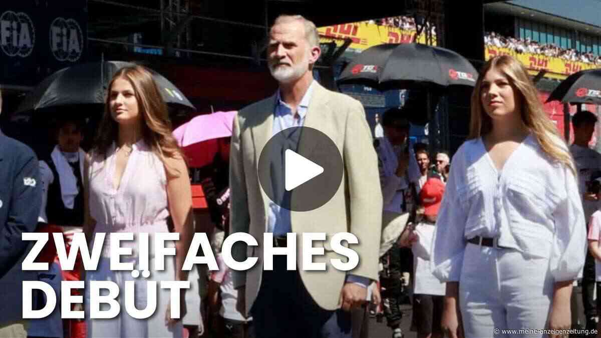 Royale Premiere: Spanische Prinzessinnen Leonor und Sofía feiern Formel-1-Debüt
