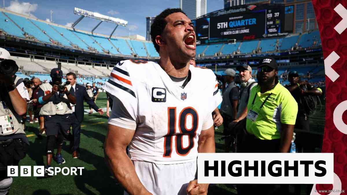 Chicago Bears hit historic 59 points in season opener win over Panthers