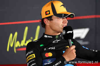 Lando Norris baalt van timing safety car in Madrid: ‘Dat was gewoon oneerlijk’
