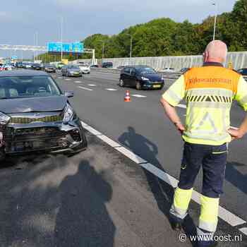 Drukte in Zwolse avondspits door kop-staartbotsing A28