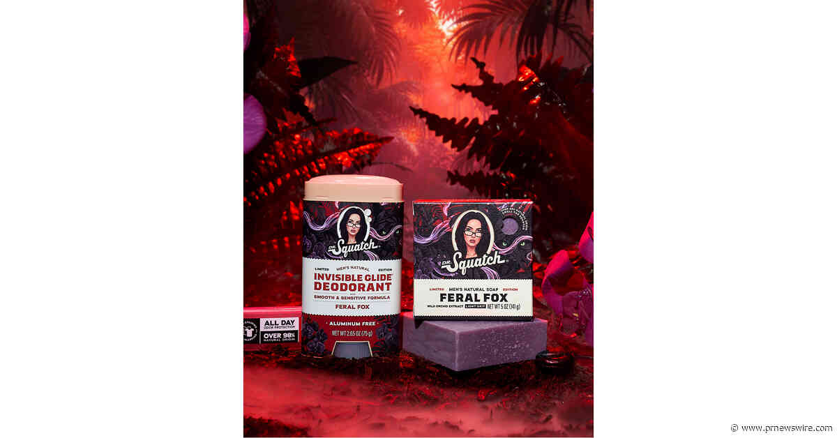 Dr. Squatch and Megan Fox Unleash Feral Fox, a Limited-Edition Natural Soap and Deodorant Designed to Drive People Feral