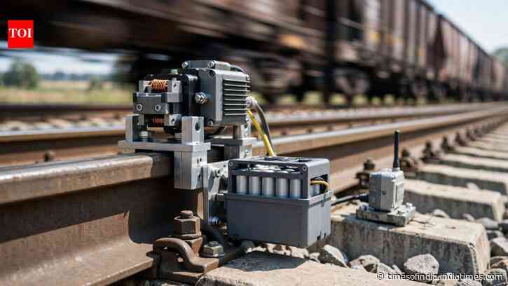 Scientists turn railway track vibrations into electricity with a system producing peak power