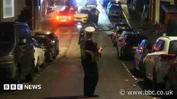 Arrest after car hits eight parked vehicles