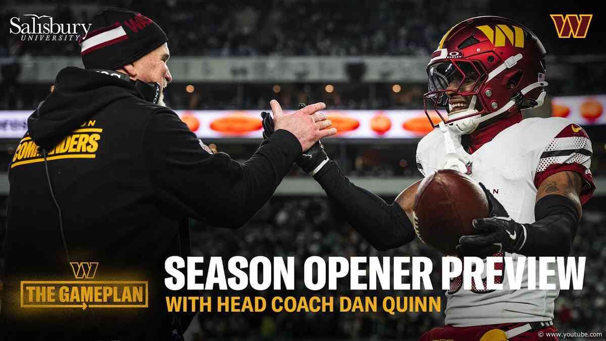 WEEK ONE: Eagles Preview With HC Dan Quinn | Washington Commanders | The Gameplan | NFL