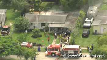 Man rushed to hospital after house fire in Fort Lauderdale, officials say