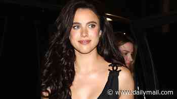 Margaret Qualley is bra-free in a see-through dress two months after separating from husband Jack Antonoff