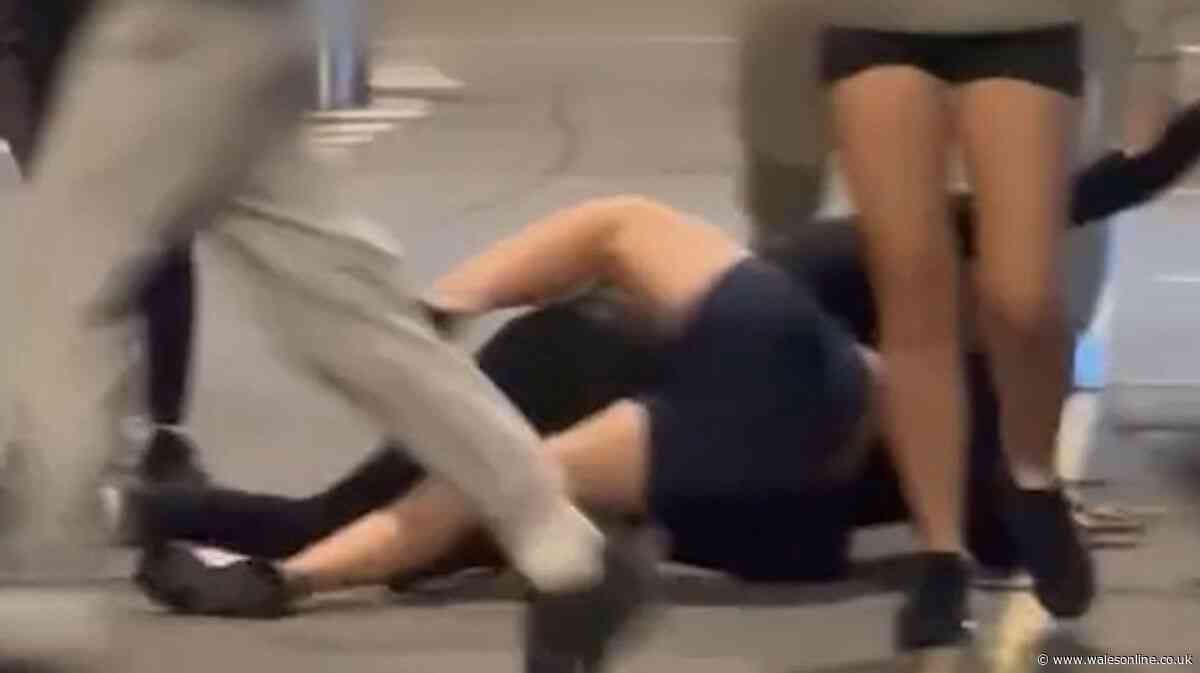 Teens arrested after horror brawl breaks out in Newport city centre