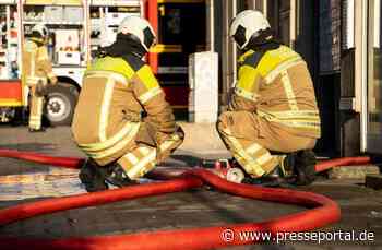 FW Dresden: Wohnungsbrand in einem Mehrfamiliengebäude
