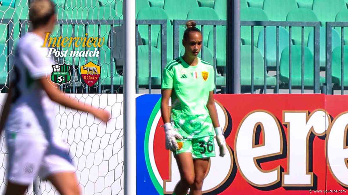 INTERVISTA SOGGIU | Post Match | Sassuolo-Roma | Serie A Women's Cup