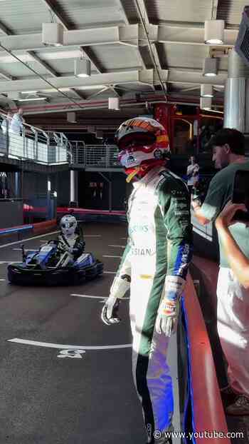 Karting with Carbono ✨💙 #f1