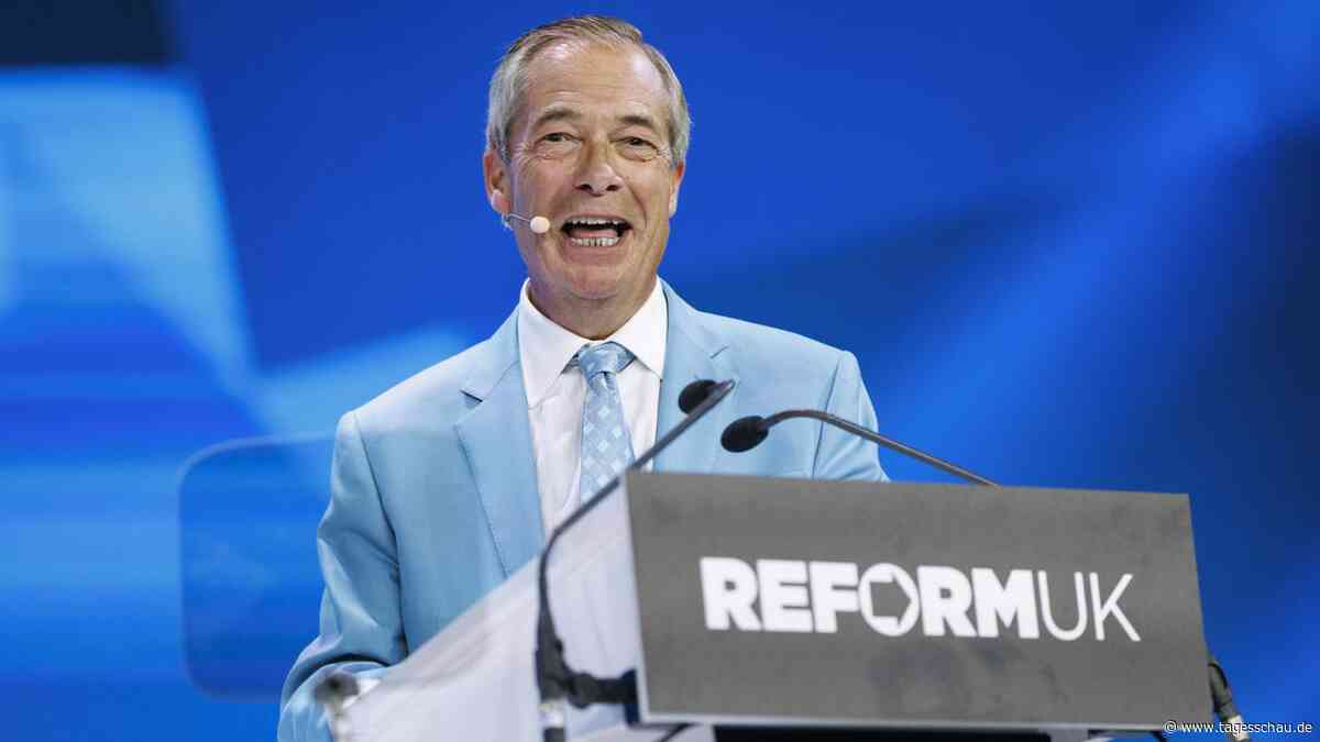 Wirbel nach Rekordspenden für Farages Reform-UK-Partei