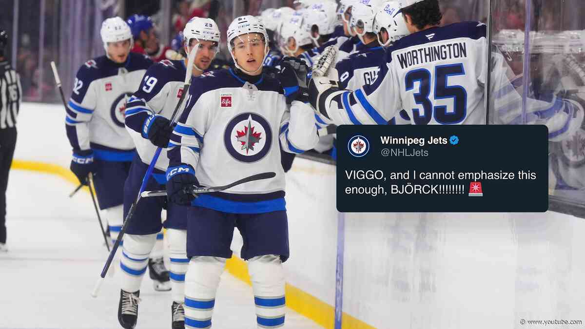 Viggo Björck scores his first Jets goal at Prospects Challenge!