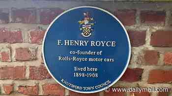 Bentley-driving company boss fails in bid to have historic Rolls-Royce blue plaque removed from gate posts of his £3million Cheshire mansion