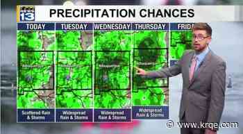 Monsoon moisture brings wet weather, risk of heavy rainfall to New Mexico this week