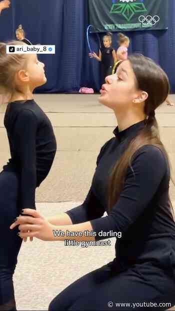 "This shows how much training goes into an Olympic rhythmic gymnast." 💪