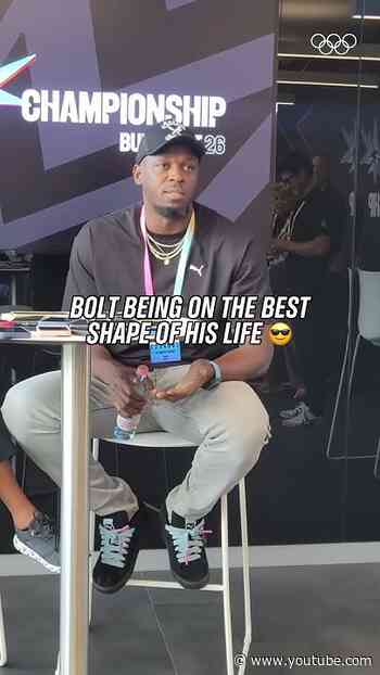 Bolt wrote this caption: "I am in the best shape of my life." ⚡️#Olympics #WorldAthleticsUltimate