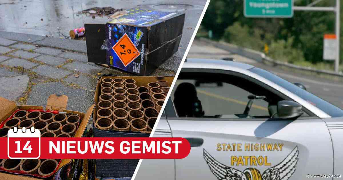 Gemist? Twente vuurwerkvrij rond jaarwisseling & verongelukt busje van Markeloër belde automatisch hulpdienst 911