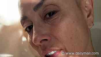 Melanie Sykes shares photos of her shaven head in glowing selfies after revealing she lost 'two thirds' of her hair due to alopecia