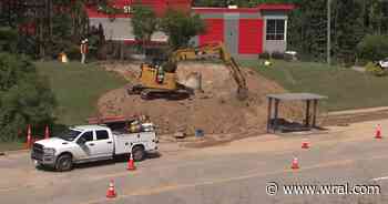 Cary water main break impacts 50,000 customers: schools and restaurants close early
