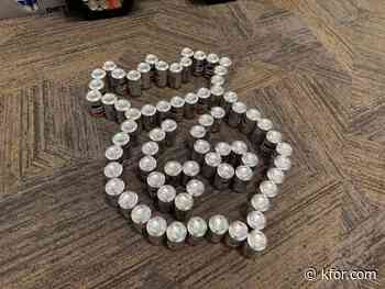 'Canstruction' exhibit celebrating Rt. 66 at Quail Springs Mall