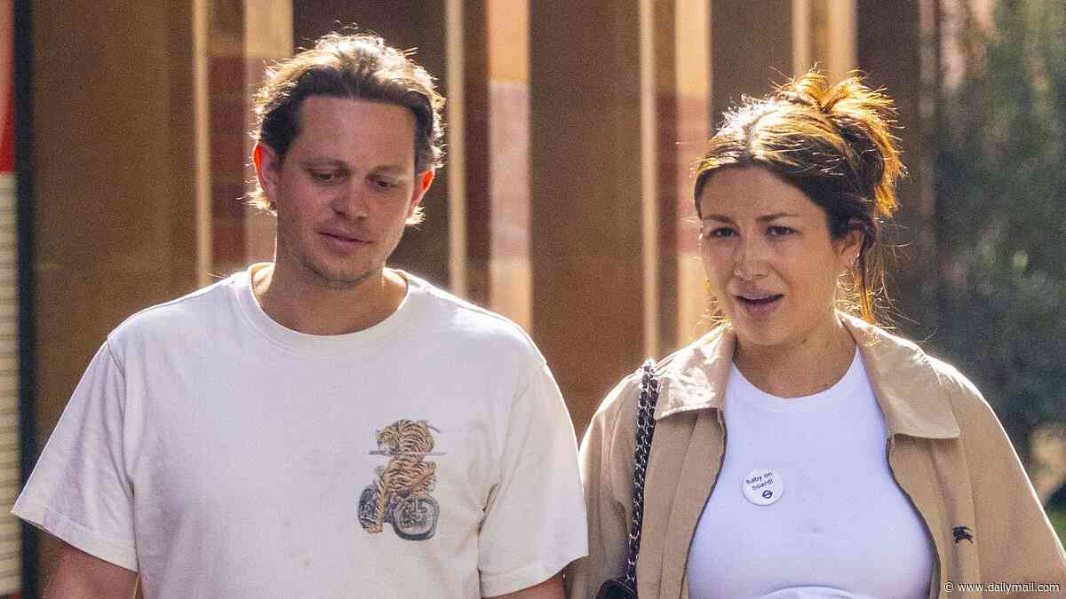Gary Lineker's son Harry enjoys a baby shopping spree with pregnant wife Annabelle ahead of welcoming their first child together
