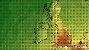 UK weather maps show 16 areas forecast to hit 27C in September heatwave - full list