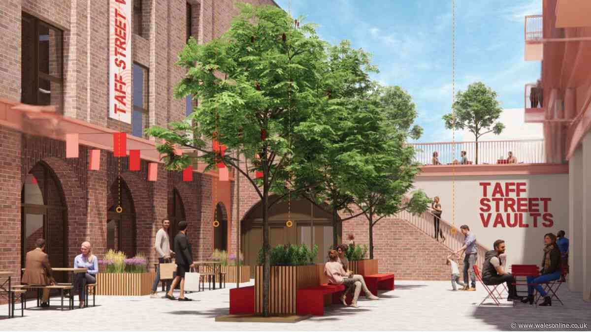Plans for new housing and courtyard in Pontypridd town centre revealed