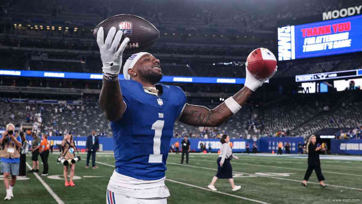 Giants' Harbaugh tackled Nabers to relax fears
