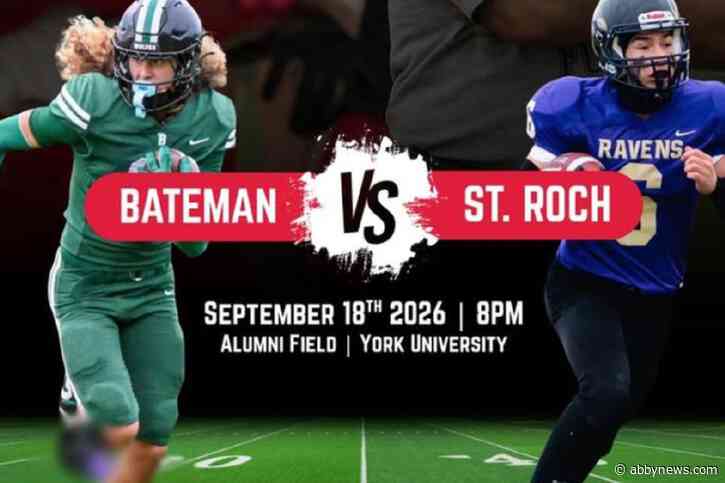 Abbotsford’s Bateman Timberwolves football team invited to inaugural Tom Gretes Kick-off Classic